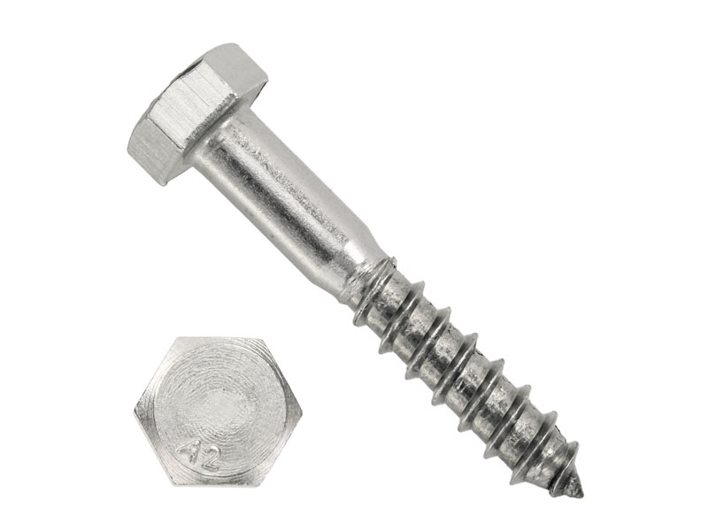 A2 500 Vijak za drvo sa Šestougaonom glavom