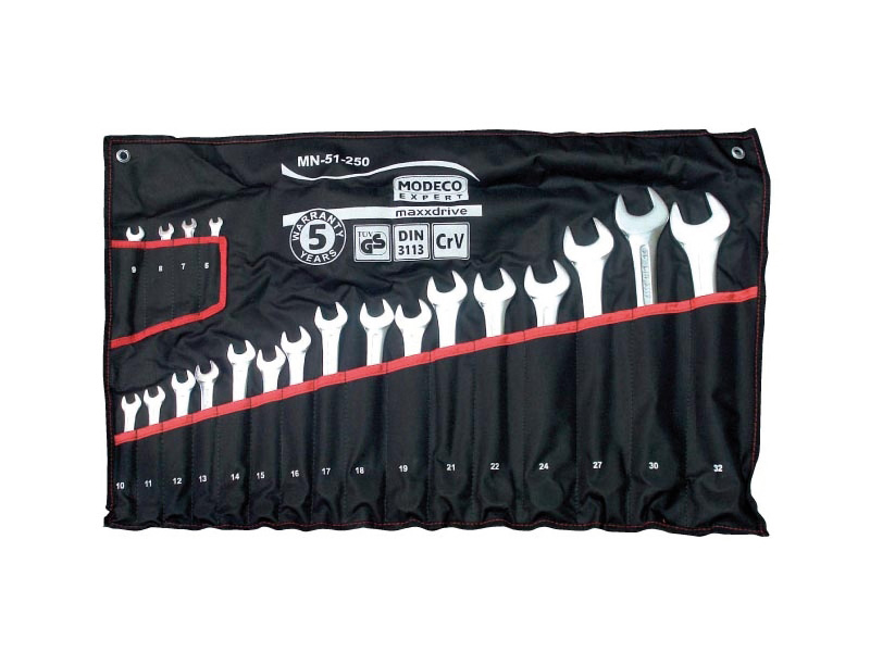 Komplet 20 Ključeva okasto-vilastih 6-32