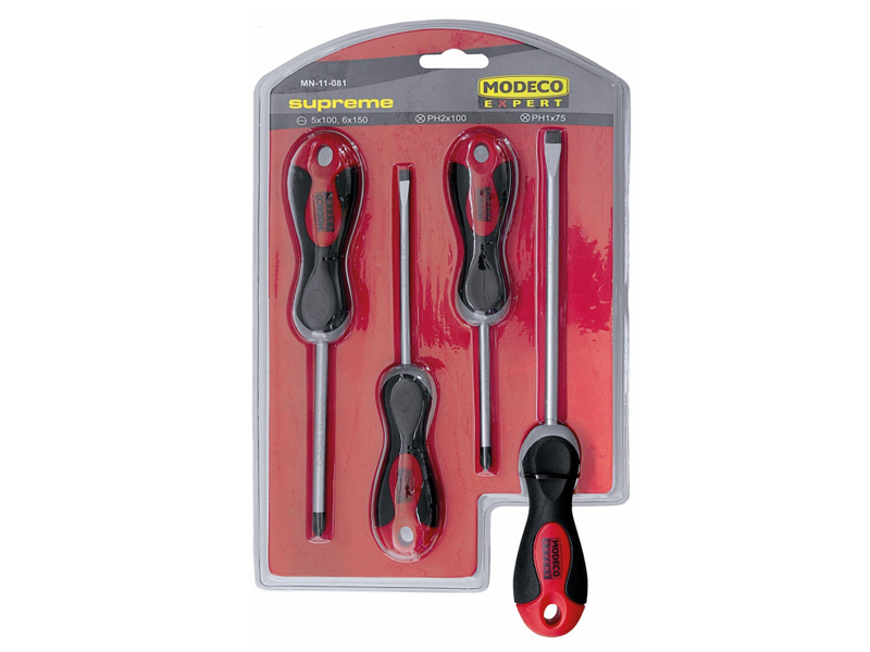 Komplet 4 šrafcigera Expert MODECO