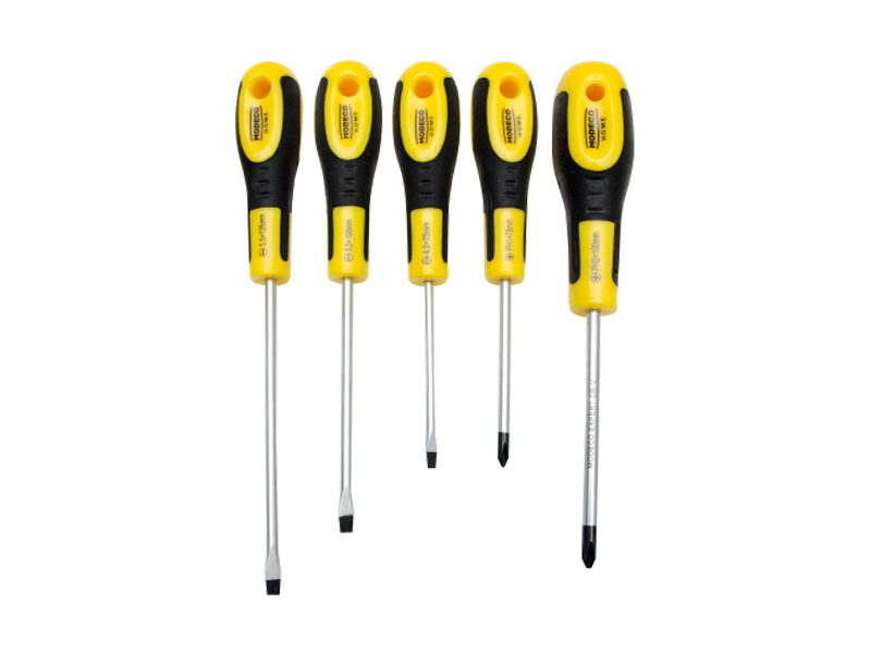 Komplet 5 šrafcigera žuti