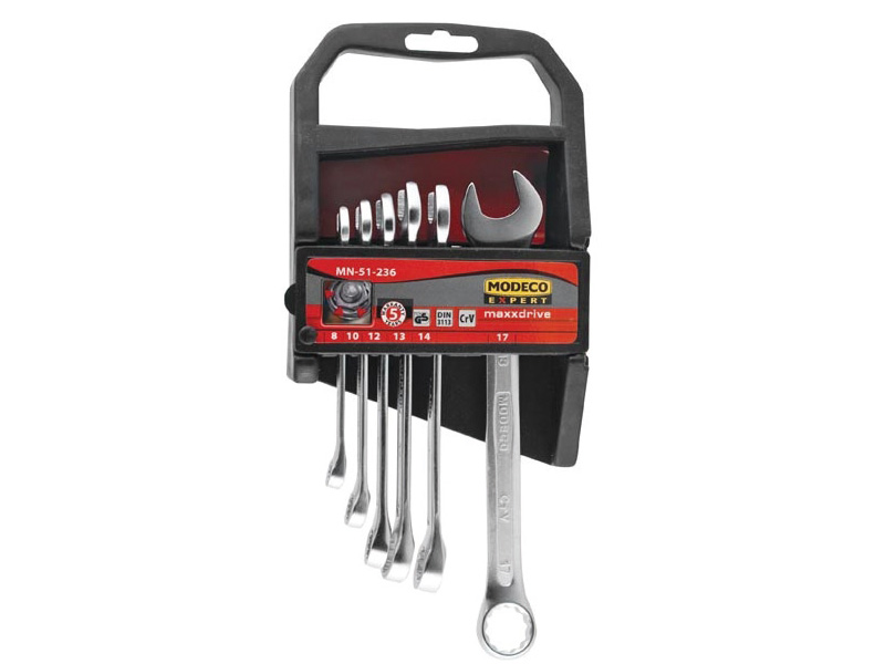 Komplet 6 Ključeva okasto-vilastih 8-17