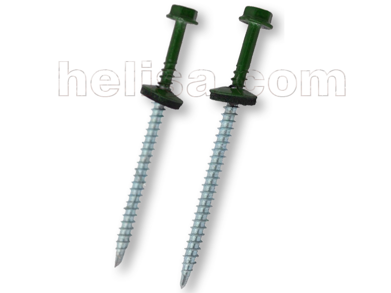 Kina Šrafovi  za DRVO zelena  RAL-6005