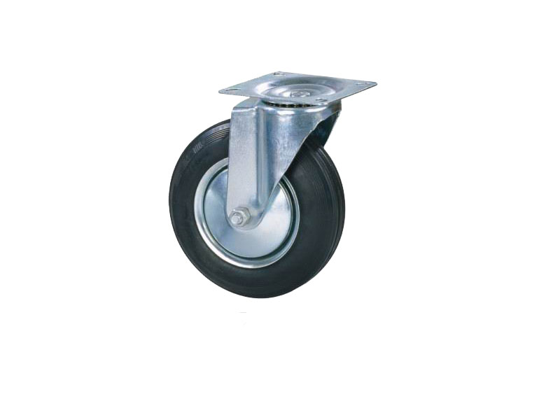 Točkovi za kolica-crna guma OKRETNI