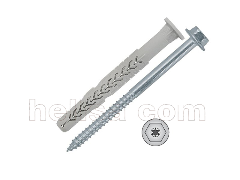 X3 dugački nylon tipl sa šrafom/OK glava TORX-prihvat